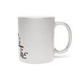 Metallic Stay Positive Mug (Silver)