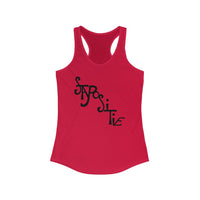 Women's Stay Positive Tank - Black Logo