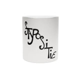 Metallic Stay Positive Mug (Silver)