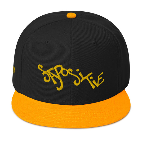 Stay Positive Snapback (Black and Yellow)